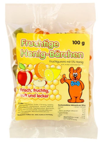 Fruchtige Honig-Bärchen 100 g