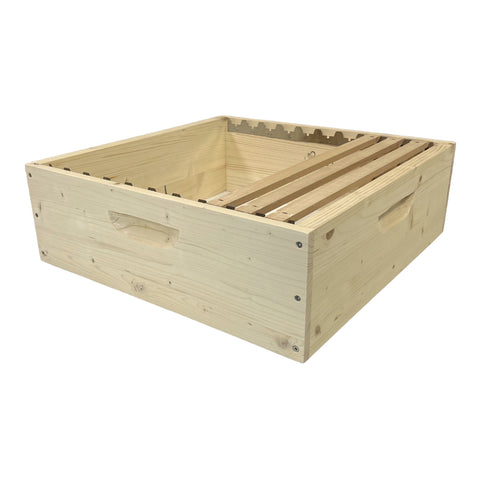 Flachzarge fertig gebaut; Dadant Blatt12 / 499×499 – für 159 mm Rahmen