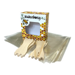 Set farbenfroh, Rähmchen, Karton und Zellglasverpackung