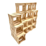 10×10 Holzrähmchen für Wabenhonig fertig gebaut mit Holzanfangstreifen (100 Stück)
